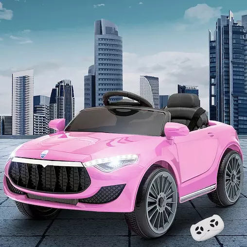 Kids Ride On Car Electric Cars Toys Maserati Inspired Battery 12V Toy Remote Control Pink Rigo 2 Kids Ride On Car Electric Cars Toys Maserati Inspired Battery 12V Toy Remote Control Pink Rigo - Image 2