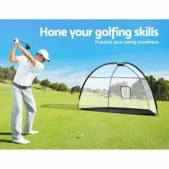 Everfit 3.5M Golf Practice Net Driving Target Mat -Outdoor Living Sales Store rS5V26okHRz52DMVZZ64z 7 U