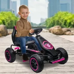 Kahuna G18 Kids Ride On Pedal Go Kart - Rose Pink -Outdoor Living Sales Store sPlUSoIMXBQuCWwRkQWxbqVIs