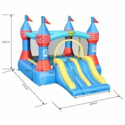 Happy Hop Inflatable 370cm Castle Bouncer W/ Double Slide Kids/Child Outdoor Toy -Outdoor Living Sales Store seF EhVK43TWTNDkevhfmmOqQ