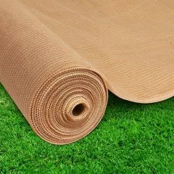 Instahut 70%UV Sun Shade Cloth Shadecloth Sail Roll Mesh Outdoor 1.83x50m Beige -Outdoor Living Sales Store slAp4A07VxbKenlij9a4TbiZ0 6