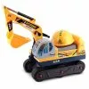 Keezi Kids Ride On Digger Pretend Play Toy Sand Excavator Children W/ Helmet