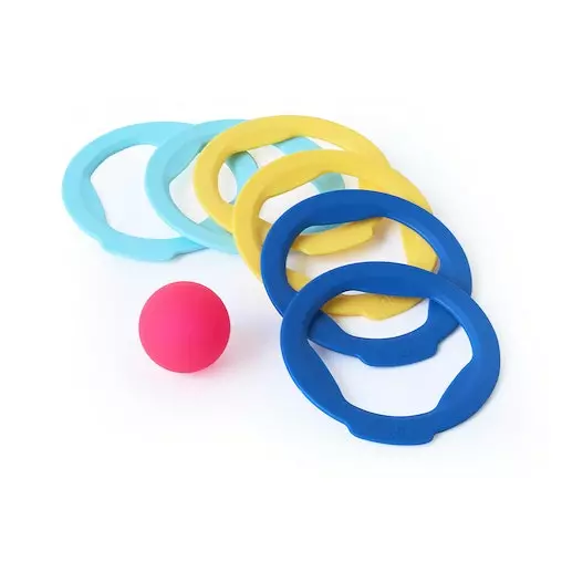 7pc Quut 15.7cm Ringo Bath/Beach Sand Water Toys Rings/Ball For Kids/Baby 0m+ 1 7pc Quut 15.7cm Ringo Bath/Beach Sand Water Toys Rings/Ball For Kids/Baby 0m+