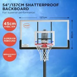 Kahuna Portable Basketball Hoop System 2.3 To 3.05m For Kids & Adults -Outdoor Living Sales Store tchRJi72bf95hY1LDz1QJBAWg
