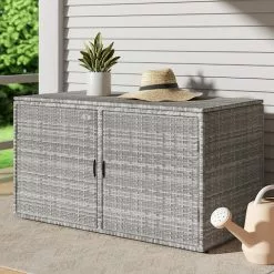Gardeon Outdoor Storage Cabinet Box Grey -Outdoor Living Sales Store tp6mJyjV8R1bTD 756OPzn3OM