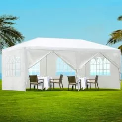 Instahut Gazebo Marquee Outdoor Wedding Gazebos Tent 3x6m -Outdoor Living Sales Store twf1L jAZLPNBjuVWLUyGyLgQ