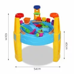 Keezi Kids Outdoor Umbrella Sand And Water Table Play Set Toys Beach Sandpit -Outdoor Living Sales Store u8hYvtGLIQHQ8f a5No2AYBRM