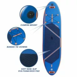 Kahuna Kai Premium Sports 10.6FT Inflatable Stand Up Paddle Board With ISUP Accessories & Carry Bag -Outdoor Living Sales Store uKxK5 j4bngeMwuDMrHZZFnMo