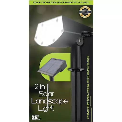 25th Hour 31cm 2in1 Solar Landscape Outdoor/Garden/Patio LED Light Adjustable 3 25th Hour 31cm 2in1 Solar Landscape Outdoor/Garden/Patio LED Light Adjustable - Image 3