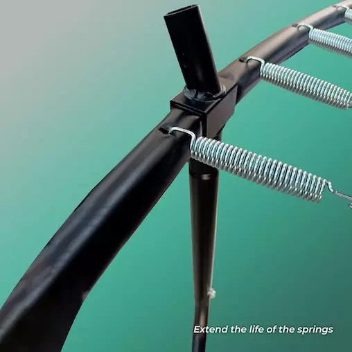 VERPEAK Sunshade Net Trampoline 14ft Safety Round Net UV Protect Cover Outdoor 5 VERPEAK Sunshade Net Trampoline 14ft Safety Round Net UV Protect Cover Outdoor - Image 5