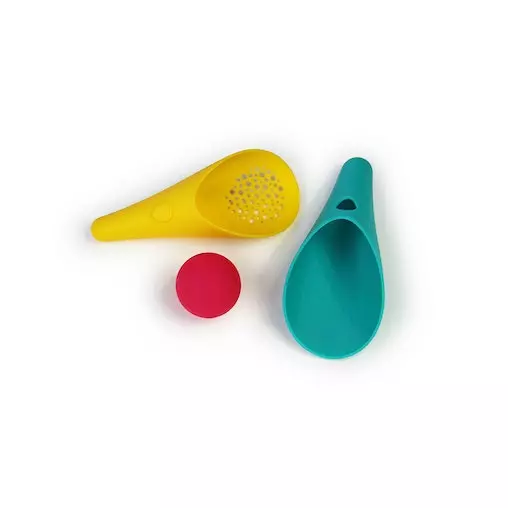 3pc Quut Cuppi 15.6cm Beach Toys Shovel/Sieve/Ball For Kids Lagoon Green/YL/RD 11 3pc Quut Cuppi 15.6cm Beach Toys Shovel/Sieve/Ball For Kids Lagoon Green/YL/RD - Image 11