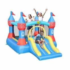 Happy Hop Inflatable 370cm Castle Bouncer W/ Double Slide Kids/Child Outdoor Toy -Outdoor Living Sales Store uuDW2wCTlXSC29T7D5PKQHz00