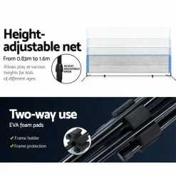 Everfit Portable Sports Net Stand Badminton Volleyball Tennis Soccer 4M 4FT Blue -Outdoor Living Sales Store vE6pNkmdXtDq6z0O9c04 yCec