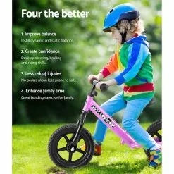 Rigo Kids Balance Bike Ride On Toys Push Bicycle Wheels Toddler Baby 12" Bikes Pink 10 Rigo Kids Balance Bike Ride On Toys Push Bicycle Wheels Toddler Baby 12" Bikes Pink -Outdoor Living Sales Store vQf662vp6C9oEWxv 2BmvKi7E