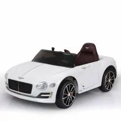 KlikA Bentley Exp 12 Speed 6E Licensed Kids Ride On Electric Car Remote Control - White