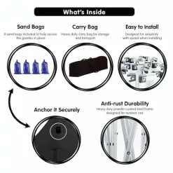 Gazebo Tent Marquee 3x6m PopUp Outdoor Wallaroo Black -Outdoor Living Sales Store wcXDeHhNc2dWv8ZCvMr9SCRX0