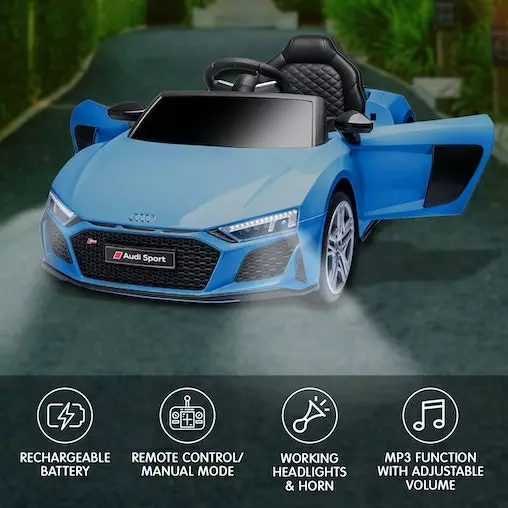Kahuna Audi Sport Licensed Kids Electric Ride On Car Remote Control Blue 6 Kahuna Audi Sport Licensed Kids Electric Ride On Car Remote Control Blue - Image 6