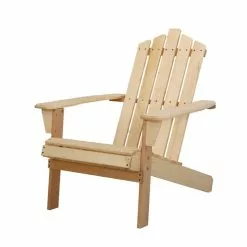 Gardeon Outdoor Sun Lounge Beach Chairs Table Setting Wooden Adirondack Patio Chair