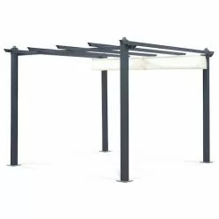 Alice's Garden CONDATE 3X3m Ecru Semi-Permanent Aluminium Gazebo 11 Alice's Garden CONDATE 3X3m Ecru Semi-Permanent Aluminium Gazebo -Outdoor Living Sales Store x R5Dhv7mpTwThm19vplRNbOI