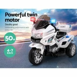 Kids Ride On Car Electric Cars Toys Patrol Motorbike S1K Inspired Battery 12V Police Rigo -Outdoor Living Sales Store xFaPXXICsZDcd7u os4jbWpMM