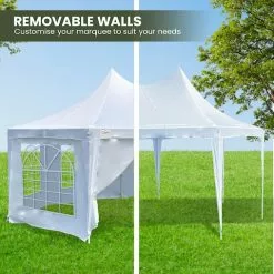Wallaroo 6x4.5m Wedding Gazebo Marquee With Sidewalls -Outdoor Living Sales Store xcMLfgobo9jtyRxL2LbjIZsKY