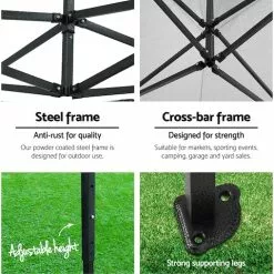 Instahut Gazebo Pop Up Marquee 3x4.5 Folding Tent Gazebos 10 Instahut Gazebo Pop Up Marquee 3x4.5 Folding Tent Gazebos -Outdoor Living Sales Store xian0b4eecdPDiTxW 6ekfKi4