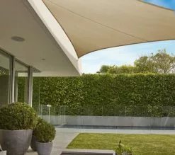 Coolaroo Commercial Grade Shade Sail Triangle 6.5m Beech