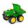 John Deere 15cm Assorted Dump Truck Kids Interactive Sand Truck Vehicle Toy 18m+