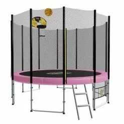 Kahuna Blizzard 16ft Trampoline With Basketball Pink -Outdoor Living Sales Store y7uTvGZOPkpdTAG2ph6YYzSdA