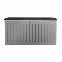 Gardeon Outdoor Storage Box Container Garden Toy Indoor Tool Chest Sheds 270L - Dark Grey -Outdoor Living Sales Store yfImeODb6uQGAhTTJixsvbsfA