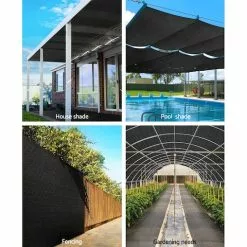 Instahut 30%UV 3.66x30m Shade Cloth Shadecloth Sail Mesh Roll Outdoor Black -Outdoor Living Sales Store z3tmIbHLTEMwH5Ph9gvhFkgAY