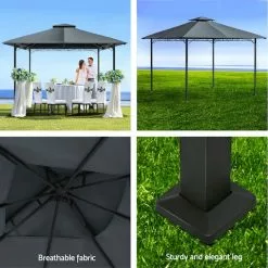Instahut Gazebo 3x3 Marquee Outdoor Gazebos Tent Iron Art 12 Instahut Gazebo 3x3 Marquee Outdoor Gazebos Tent Iron Art -Outdoor Living Sales Store zWPwlzH6vJtJYUJJqADcoAxBo